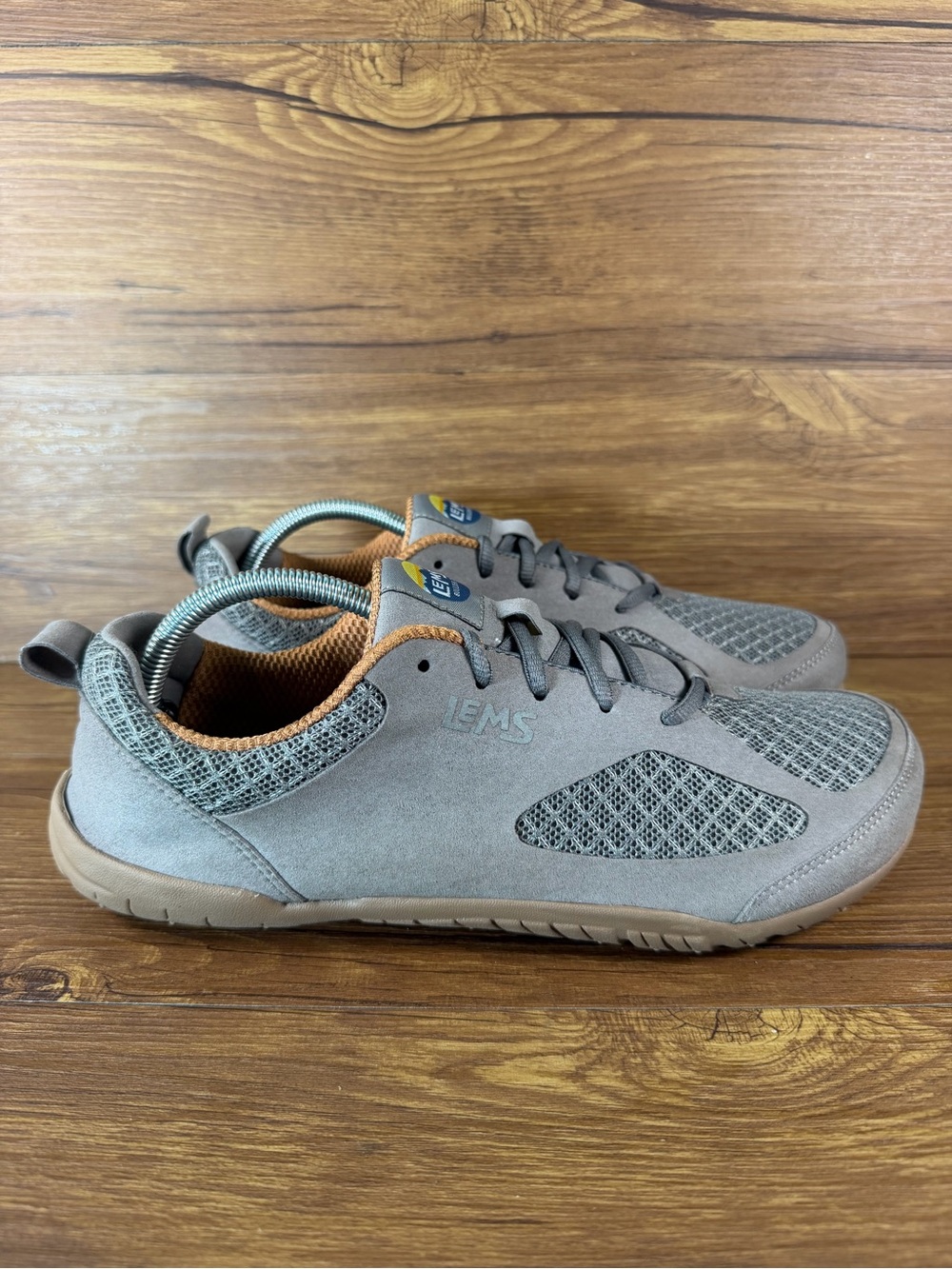 Lems Primal 3 Minimalist Zero Drop Shoes Mens Size 10 Gray Sneaker